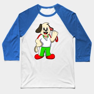 Dog as Referee in School sports Baseball T-Shirt